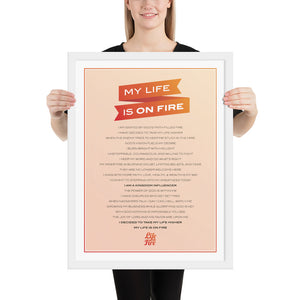My Life is on Fire Manifesto