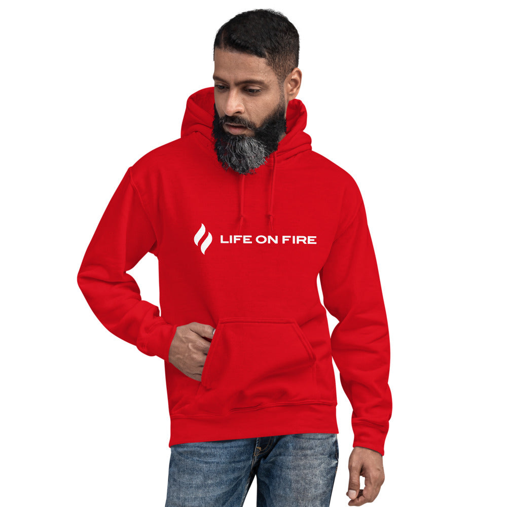 Life on Fire Red Hoodie