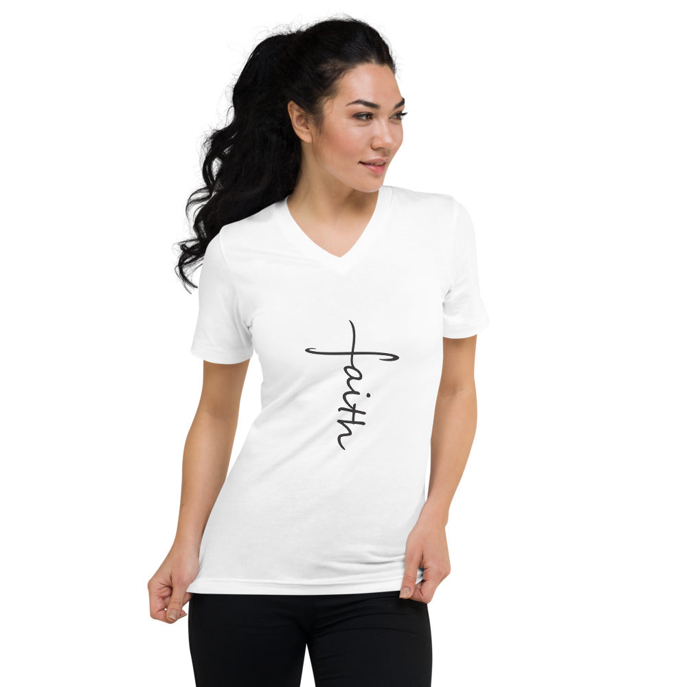 Faith Short Sleeve V-Neck T-Shirt