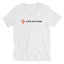 Life On Fire Short Sleeve V-Neck T-Shirt