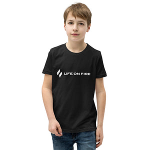 Life on FIre Youth Short Sleeve T-Shirt